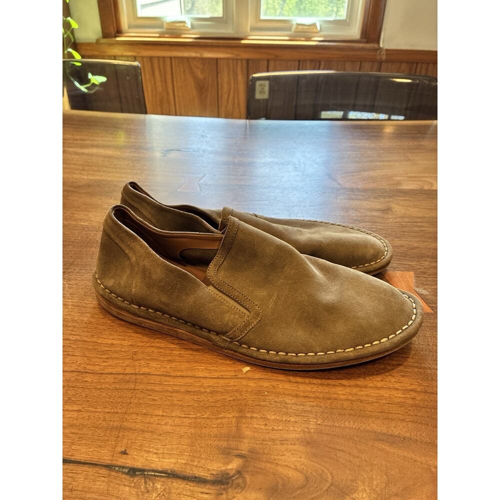 Vince Mia Flat Suede Slip-On, Taupe‎ Woman Sz 10